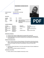 Curriculum Vitae: MOHAMMAD SHOEB BHUIYA: Shoeb@uap-Bd - Edu