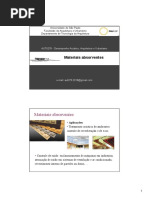 05 b - Absorção - Materiais Absorventes