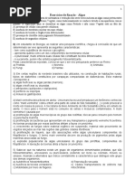 Algas - Exercícios