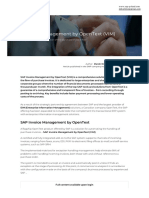 Sap Invoice Management by Opentext Vim PDF