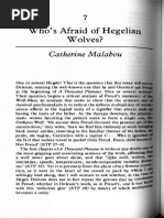 Catherine Malabou "Who Is Afraid of Hegelian Wolves "