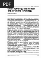 Greek Mythology and Medical and Psychiatric Terminology - Loukas Athanasiadis