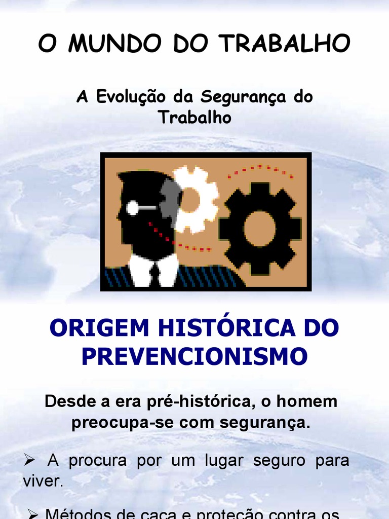 Evolucao Da Seguranca Do Trabalho PDF Economia Brasil