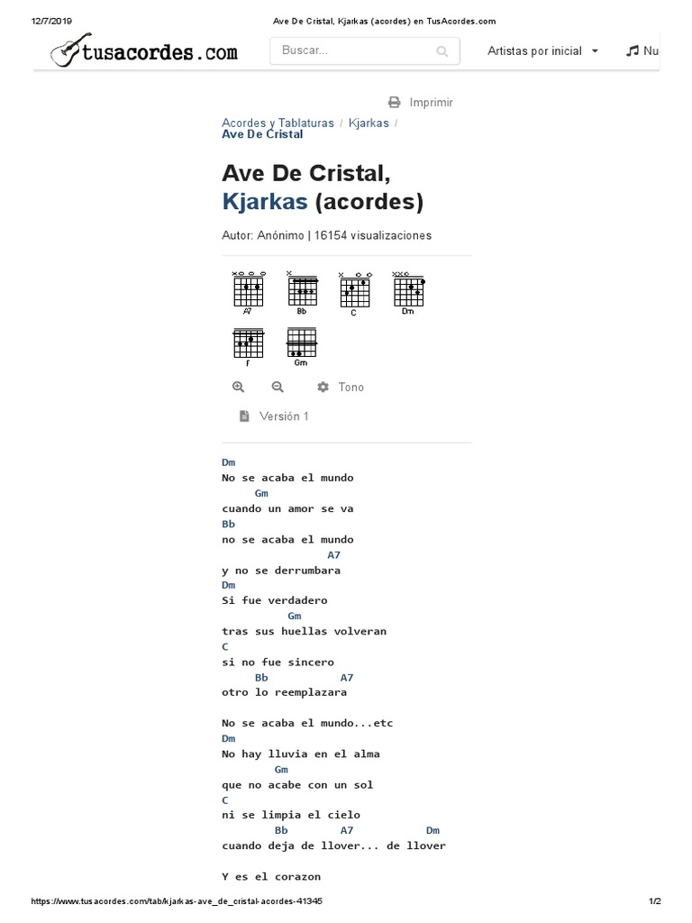 12 7 2019 Ave De Cristal Kjarkas Acordes