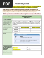 AP Psych Mod 3 Journal