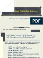 CLASSIFICAÇÕES E APLICAÇÕES DOS AÇOS 8.2.ppt