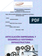 Articulación Empresarial y Desarrollo Sostenible Infraestructura