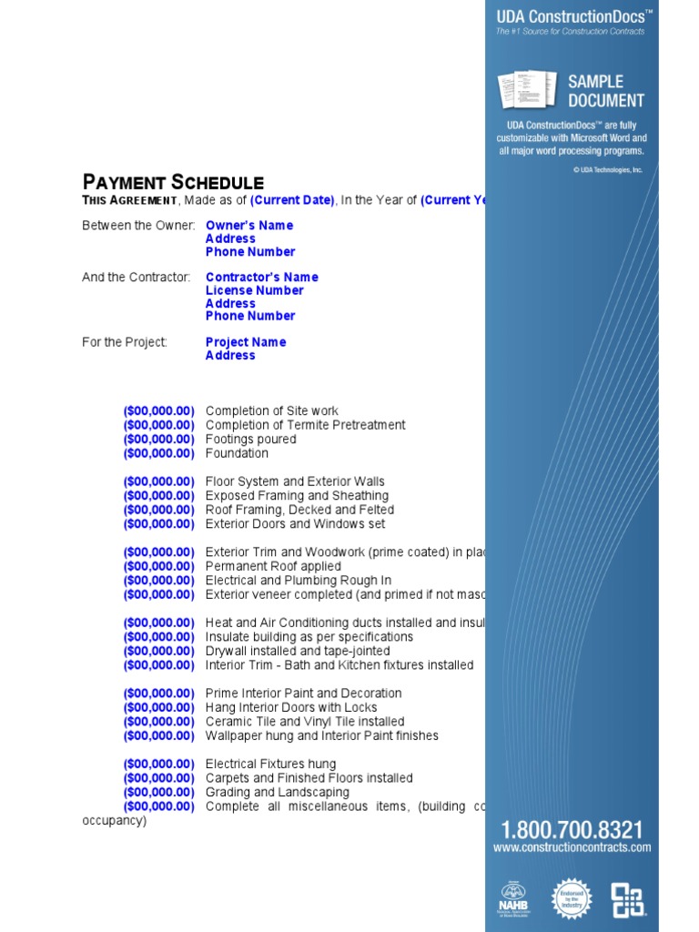 Contract Agreement 1 PDF | PDF | Framing (Construction) | General ...