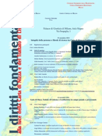 I diritti fondamentali - Alla luce della Carta di Nizza e del Trattato (19 e 22 novembre 2010)