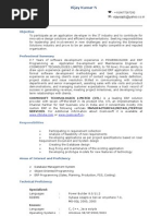 Vijay Resume