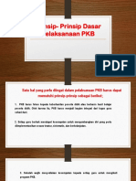 Prinsip Prinsip Dasar Pelaksanaan PKB