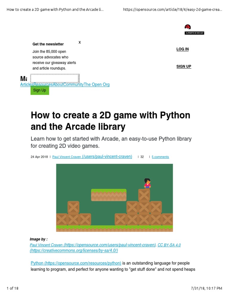 Python Arcade | Video Games | Python (Programming Language) | Free 30 ...