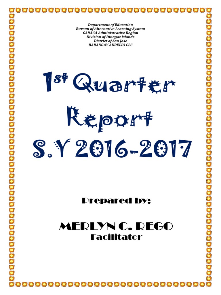 Alternative Learning Report | PDF