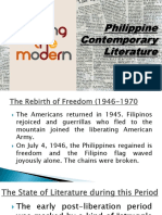 Philippine Contemporary Literature: Group 2