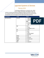Cyberark Cpm-Supported-Devices Datasheet PDF