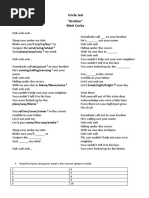 Uncle Jed Brother Cover EFL Song Worksheet