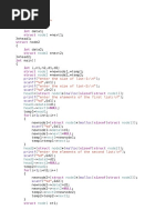 Linked List CODe