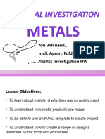 Year 7 Metals