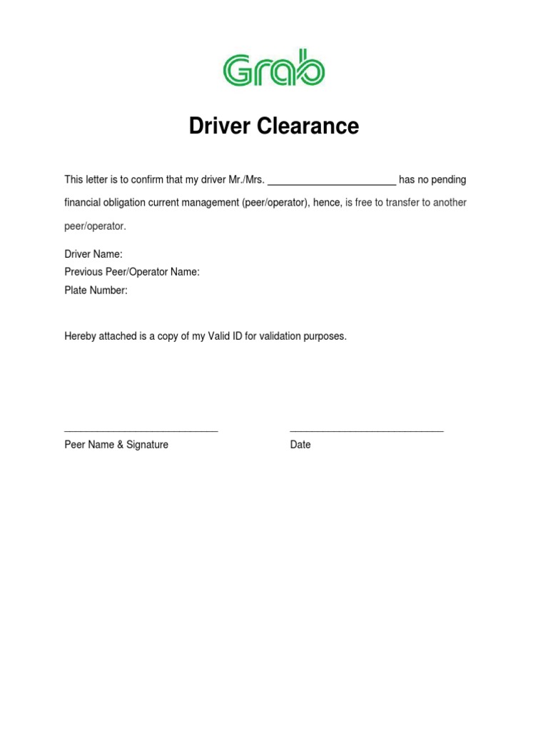 Driver Clearance V1 PDF
