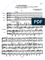 Brahms Op - 52 Valses de Amor PDF