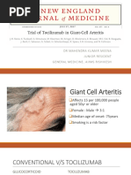 Tocilizumab Giant Cell Arteritis