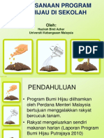 Perlaksanaan Program Bumi Hijau Di Sekolah