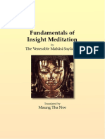 Fundamentals of Insight Meditation PDF
