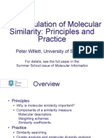 The Calculation of Molecular Similarity: Principles and Practice