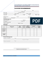 Cam Sur Research and Development Association Inc Application Form