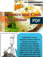 Prepare and Cook Egg Dishes