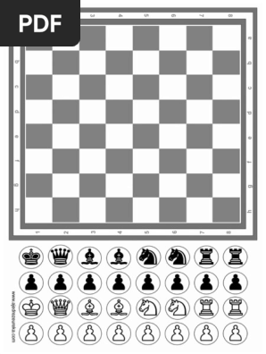 Tablero Y Piezas Del Ajedrez Pdf