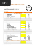 RETIREMENT CALCULATOR