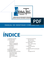 Manual de Identidad Corporativa de Megatec Training 