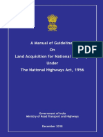 Government of India Manual on Land Acquisition for National Highways