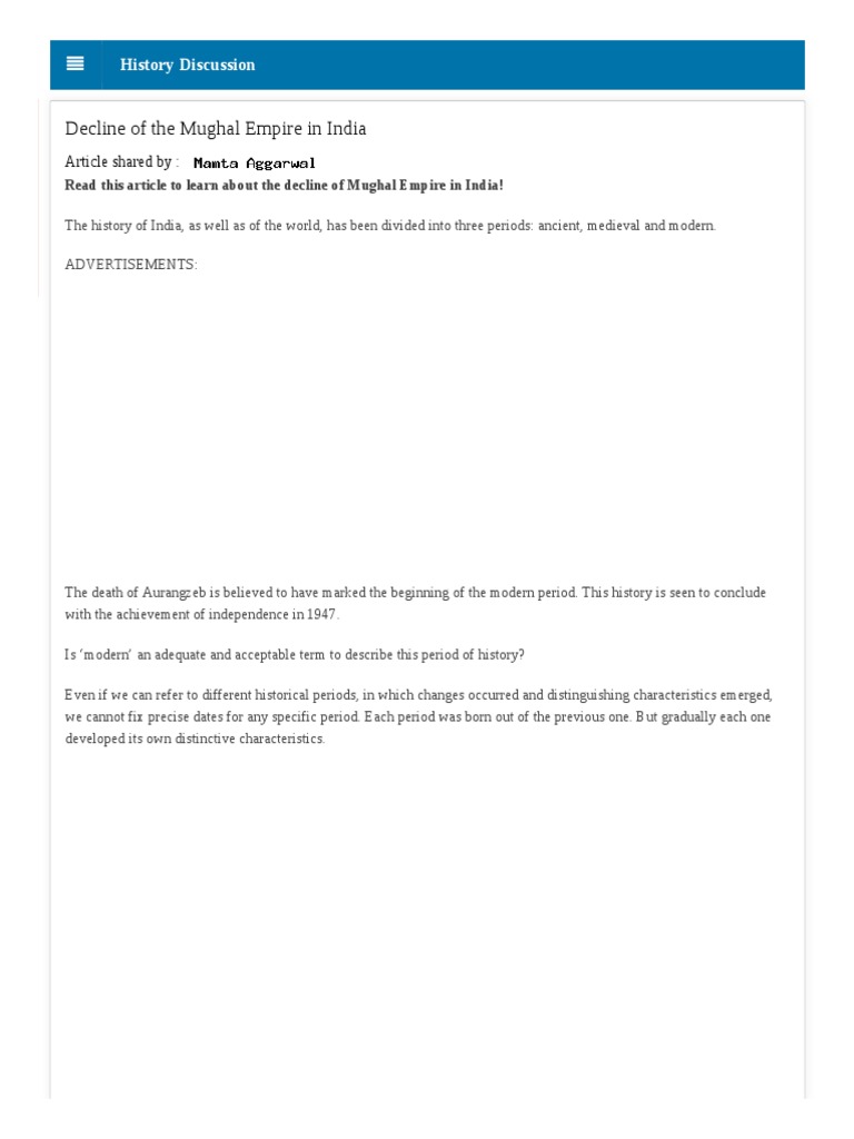 TIMELINE MUGHAL EMPIRE visual data 2