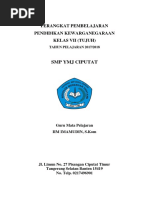 Daftar Isi Perangkat Pembelajaran PKN Kelas 7 KTSP