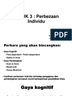 Perbezaan Individu dan Implikasinya dalam P&P