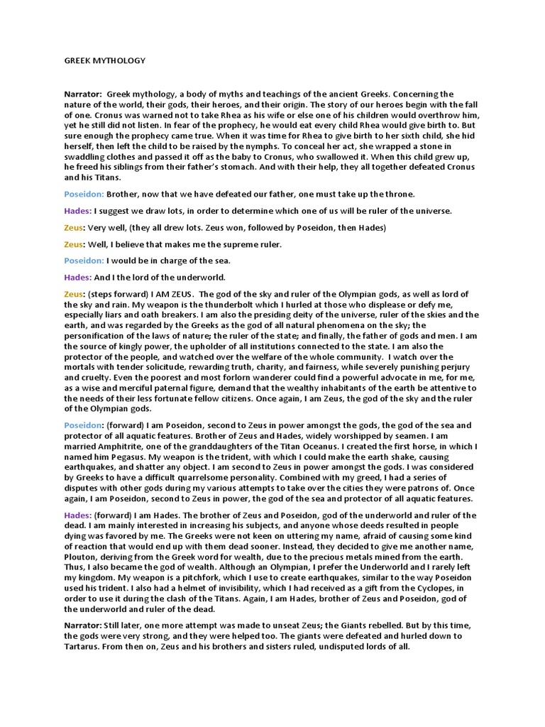 Greek Mythology: Gods and Heroes Explained | PDF | Hades | Apollo