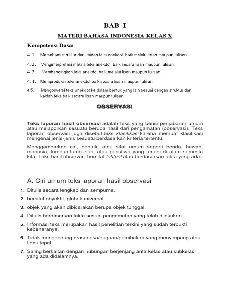 Contoh Teks Laporan Hasil Observasi Tentang Keindahan Alam 5 Paragraf - Nusagates