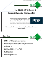Update On CMH-17 Volume 5 Ceramic Matrix Composites
