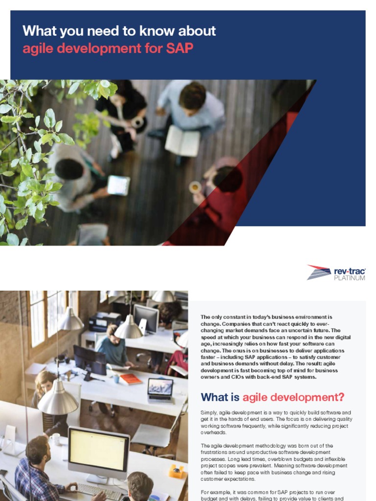 Agile Development For Sap Pdf Agile Software Development Software