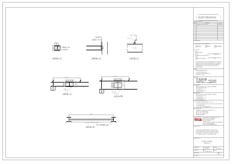 Steel Frame Details | PDF | Economic Sectors | Engineering