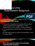 Background of the Study