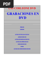 Las Corleone Dvd@Hotmail | PDF | Películas de terror | Artistas