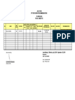 JULY 2019 Fit For Work Recommendation: CV - Andalusia PO NO: 9500257172