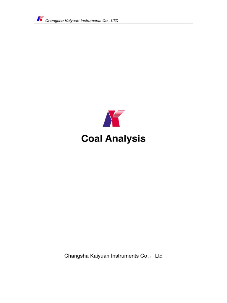 Coal Analysis and Sample Preparation Guide | PDF | Calorie | Celsius