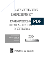 The Primary Mathematics Research Project: Towards Evidence-Based Educational Development in South Africa