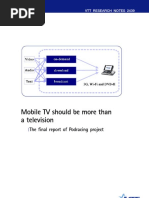 Mobile TV Should Be More Than A Television: The Final Report of Podracing Project