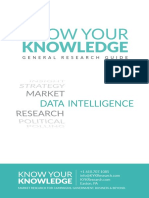 General Research Guide: Market Research For Campaigns, Government, Business & Beyond