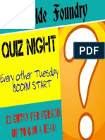 Quiz Night Poster